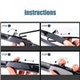 SNKA Auto Avants Balais Essuie-Glaces pour Hyundai Terracan 2001–2007, Véhicule Pare-Brise Caoutchouc d'essuie-Glace Brosses Fen