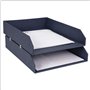 Bigso Box of Sweden lot de 2 corbeilles à courrier pour le bureau – casiers de rangement empilables pour lettres