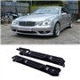 Clynex Extrémité de Support de Pare-Chocs Avant 2 pièces, for Mercedes, W203 Classe C 2038801114 2038801214 Support de Pare-Choc