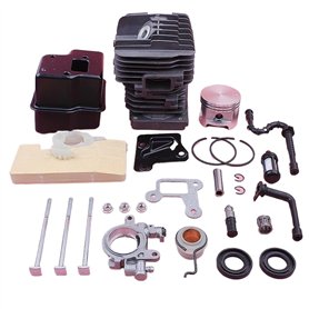 Pizgear Silencieux d'échappement à piston cylindrique de 49 mm