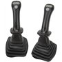 MKVAXR Lot de 2 manettes de Commande d'excavatrice à 3 Boutons, for DH DX150 215 225 300 370-9C, Remplacement avec Cache-poussiè
