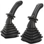 MKVAXR Lot de 2 manettes de Commande d'excavatrice à 3 Boutons, for DH DX150 215 225 300 370-9C, Remplacement avec Cache-poussiè