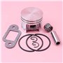 QASULER Kit de roulement à aiguilles de joint de silencieux de circlip d'anneau d'axe de Piston de 38mm, for STIHL, pièce de rec