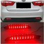 Yurefax Feux arrière de voiture, réflecteur de pare-chocs arrière, for Kia, for Rio K2 Sedan 2011 2012 2013 2014, feu de freinag
