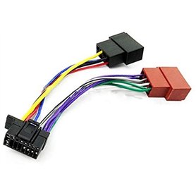 Szwaldaper Harnais de Radio stéréo de Voiture 16 Broches ISO for Sony Radio 2013 + Prise ISO Adaptateur Automatique connecteur d