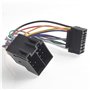 Szwaldaper Harnais de Radio stéréo de Voiture 16 Broches ISO for Radio Sony à Prise de Lecture Radio ISO Adaptateur Automatique 