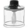AEG HB4-1-6GG Mixeur plongeant avec accessoires, puissance 600 W, 10 vitesses, fonction Turbo, mini hachoir, bras batteur, verre