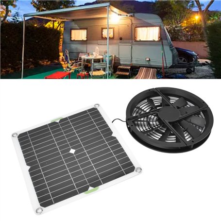 FOLOSAFENAR Kit de Ventilateur Solaire 100 W