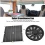 FOLOSAFENAR Kit de Ventilateur Solaire 100 W , Ventilateur Solaire Puissant et Climatiseur à énergie Solaire pour L'extérieur , 