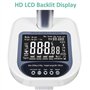 LSHFYV Balance médicale Professionnelle, Balance de Taille et de Poids à ultrasons avec écran LCD, Balance de pesée de Haute pré