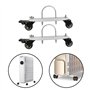 Support de Chauffage électrique à mazout, 2 pièces, Accessoire Professionnel, Installation Facile avec Remplacement de Roues de 