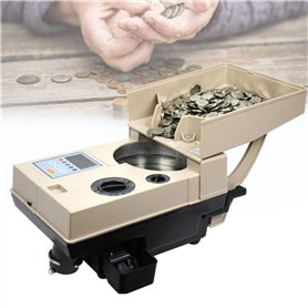 lwjunmm Compteuse et trieuse de Monnaie Portable avec classificateur Euro 1200 pièces par Minute