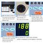 lwjunmm Compteuse et trieuse de Monnaie Portable avec classificateur Euro 1200 pièces par Minute