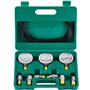 Kit De Testeur De Manomètre Hydraulique Avec 3 Jauges