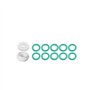 Lot de 30 accessoires for torche de soudage TIG, lentille à gaz courte 4# ~ 12#, kit de tasse en verre Pyrex for torche WP-17/18