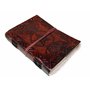 18 Cm Bloc-notes Pentagramme Carnet Cahier Feuilles Leather journal Intime avec étoile Couverture Cuir Fait à la Main Celtique V