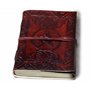 18 Cm Bloc-notes Pentagramme Carnet Cahier Feuilles Leather journal Intime avec étoile Couverture Cuir Fait à la Main Celtique V