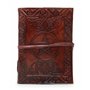 18 Cm Bloc-notes Pentagramme Carnet Cahier Feuilles Leather journal Intime avec étoile Couverture Cuir Fait à la Main Celtique V