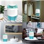 Déshumidificateur De 1200 Ml, Déshumidificateur De Sous-sol, Déshumidification Avec Veilleuse Deux En Un, Petit Déshumidificateu