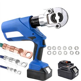 LADECNERHT Pince à Sertir éLectrique ET Hydraulique Rechargeable