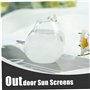 Prédicteur météo en verre tempête Bouteille de prévision météo en cristal Prédicteur météo Verre tempête Baromètre tempête Verre