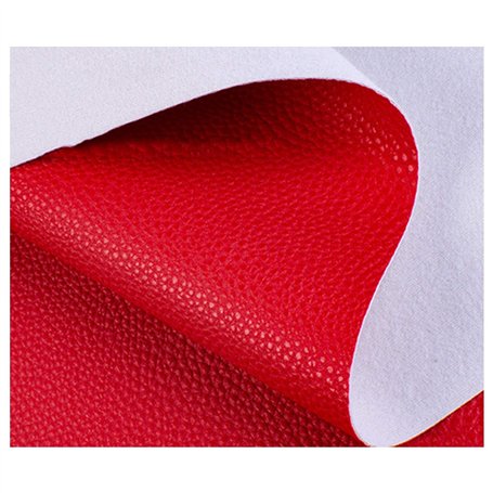 Tissu Simili Cuir Similicuir Similicuir Tissu Litchi Premium Soft Feel Matériau Rembourrage en Tissu de Vinyle Largeur 138 par 1