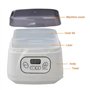 JMbpkduHs Yaourtière 1l Entièrement Automatique - Yaourtière Domestique à Température Réglable - Multicuiseur Fermenteur Natto -