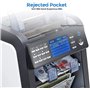 JMbpkduHs Machine à Compter Et à Distribuer l'argent avec Poche De Rejet, Détection des Faux Billets 2 Cis/UV/MG/IR, Compteur De