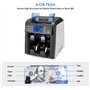 JMbpkduHs Machine à Compter Et à Distribuer l'argent avec Poche De Rejet, Détection des Faux Billets 2 Cis/UV/MG/IR, Compteur De