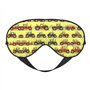 Green Fields Masque doux pour les yeux Motif machine agricole Idéal pour le voyage/le bureau/le yoga/la sieste