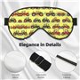 Green Fields Masque doux pour les yeux Motif machine agricole Idéal pour le voyage/le bureau/le yoga/la sieste