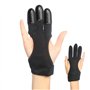 Cunlvyyds Gants de tir à l'arc Trois Gants de Protection des Doigts Arc en Cuir avec Gardiens pour Les Jeunes Adultes débutants