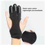 Cunlvyyds Gants de tir à l'arc Trois Gants de Protection des Doigts Arc en Cuir avec Gardiens pour Les Jeunes Adultes débutants 