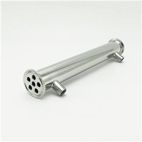 LEFTART 1.5 "Hauteur 300mm intérieur 6 Tubes 304 en Acier Inoxydable