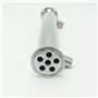 LEFTART 1.5 "Hauteur 300mm intérieur 6 Tubes 304 en Acier Inoxydable, for Accessoires de Tubes Ronds de plomberie Domestique