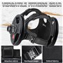 IRONPULSE® | Kit Gilet Lesté Musculation, Crossfit, Running – Compatible Poids Standard Ø50mm – 80 kg Max – 2 Colliers Stop Disq