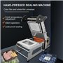 machine d'emballage alimentaire à pression manuelle pour boîtes à emporter
