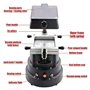 Machine de Formage Dentaire, 1200W Machine Thermoformage Sous Vide Dentaire Précurseur, Plastifieuse Dentaire, Outil de Fabricat