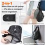 Repose Pied Gonflable, Voyage Oreiller 3-Couche Polyvalent Repose-pieds Réglables en Hauteur Coussin Jambe avec Sac de Gonflage 