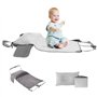 Extension de siège d'avion pour enfants lit d'avion pour tout-petit, extension de siège d'avion en tout-petit portable de 31x17 