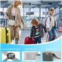 Extension de siège d'avion pour enfants lit d'avion pour tout-petit, extension de siège d'avion en tout-petit portable de 31x17 