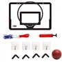 Porte de Basket-Ball de Basket-Ball Set Suspendu PVC Panier Ballon Ballon Porte avec Une Balle et Une Pompe et 4 Crochets pour L