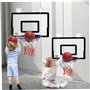 Porte de Basket-Ball de Basket-Ball Set Suspendu PVC Panier Ballon Ballon Porte avec Une Balle et Une Pompe et 4 Crochets pour L