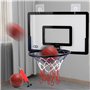Porte de Basket-Ball de Basket-Ball Set Suspendu PVC Panier Ballon Ballon Porte avec Une Balle et Une Pompe et 4 Crochets pour L