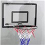 Porte de Basket-Ball de Basket-Ball Set Suspendu PVC Panier Ballon Ballon Porte avec Une Balle et Une Pompe et 4 Crochets pour L