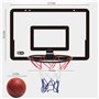 Porte de Basket-Ball de Basket-Ball Set Suspendu PVC Panier Ballon Ballon Porte avec Une Balle et Une Pompe et 4 Crochets pour L