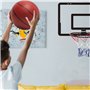 Porte de Basket-Ball de Basket-Ball Set Suspendu PVC Panier Ballon Ballon Porte avec Une Balle et Une Pompe et 4 Crochets pour L