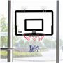 Porte de Basket-Ball de Basket-Ball Set Suspendu PVC Panier Ballon Ballon Porte avec Une Balle et Une Pompe et 4 Crochets pour L