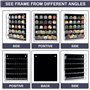 Rangements pour Pièces de Monnaie, Boite Pieces de Monnaie Collection en Acrylique, avec Porte Magnétique, Vue à 180, peut Conte
