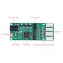 module de port série FT4232 VCC TX RX pour équipement